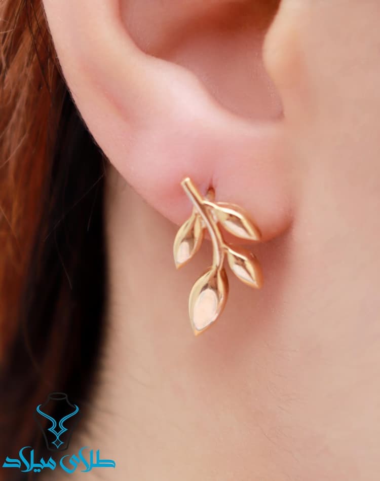 گوشواره میخی توسکا · گوشواره میخی · 18 عیار · 3.14 گرم