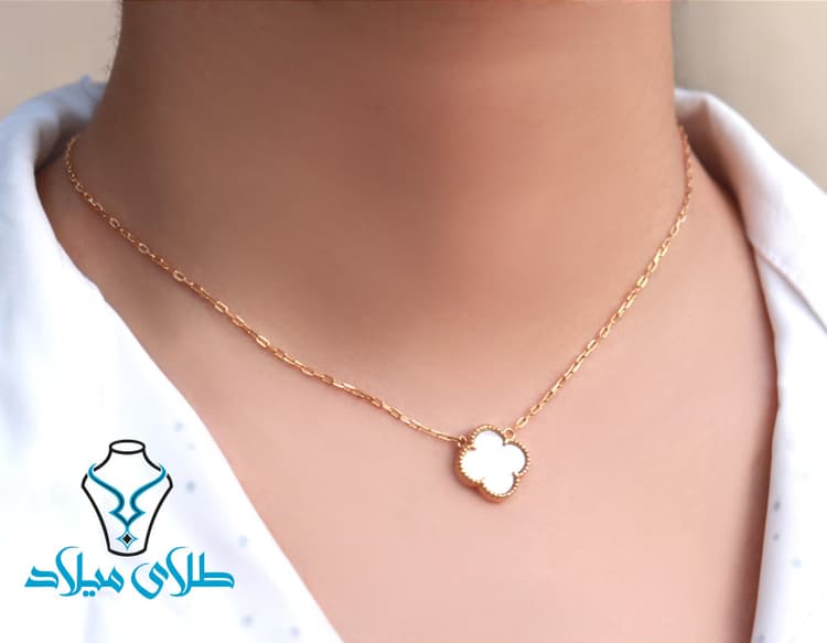 گردنبند ونکلیف کد13 · گردنبند طلا ونکلیف · 18 عیار · 3.74 گرم