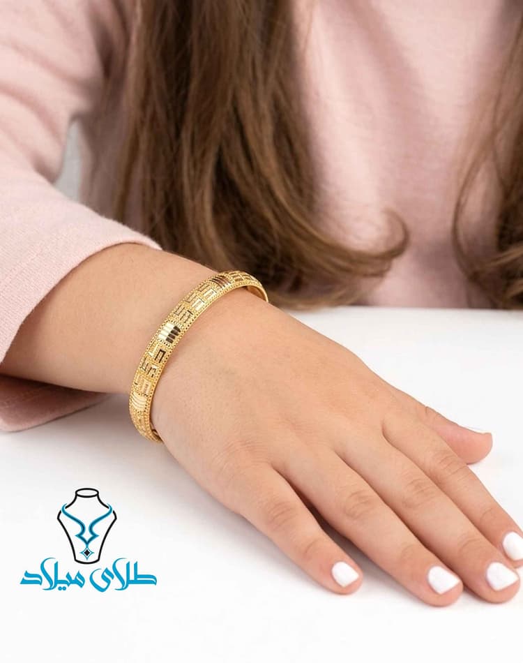 النگو بچگانه زینا · النگو لیزری · 18 عیار · 2.28 گرم