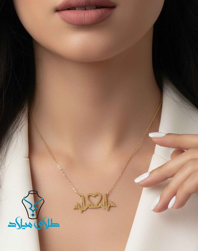 گردنبند کد39 · گردنبند مینیمال طلا · 18 عیار · 1.64 گرم
