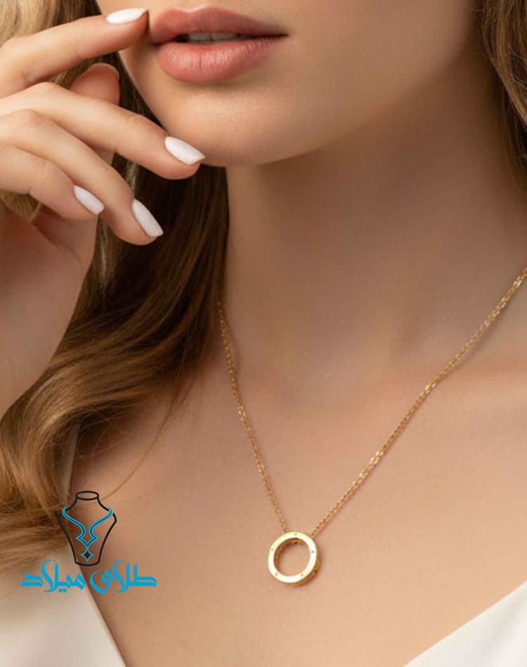 گردنبند کد45 · گردنبند مینیمال طلا · 18 عیار · 2.84 گرم