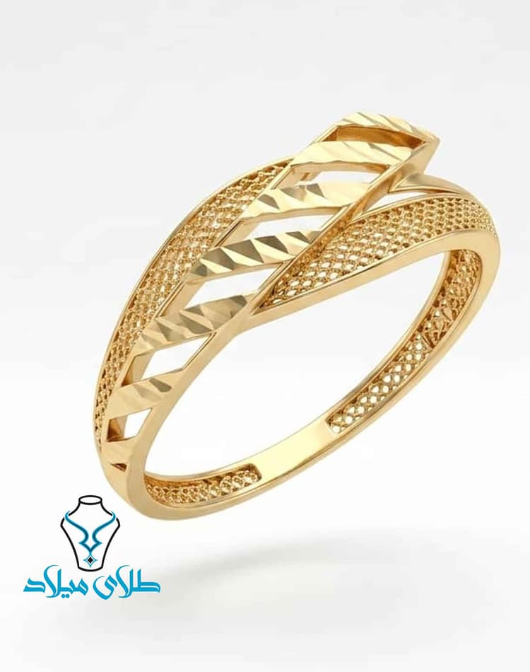 انگشتر کد165 · انگشتر توری طلا · 18 عیار · 0.85 گرم