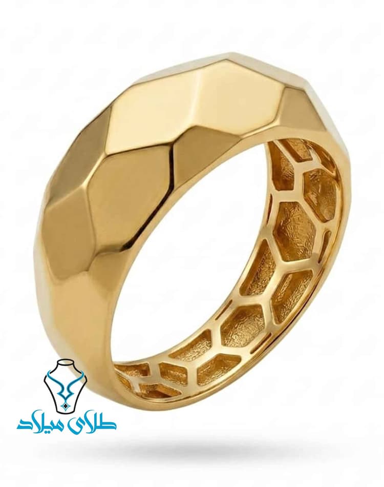 انگشتر کد255 · انگشتر بدون نگین طلا · 18 عیار · 3.01 گرم