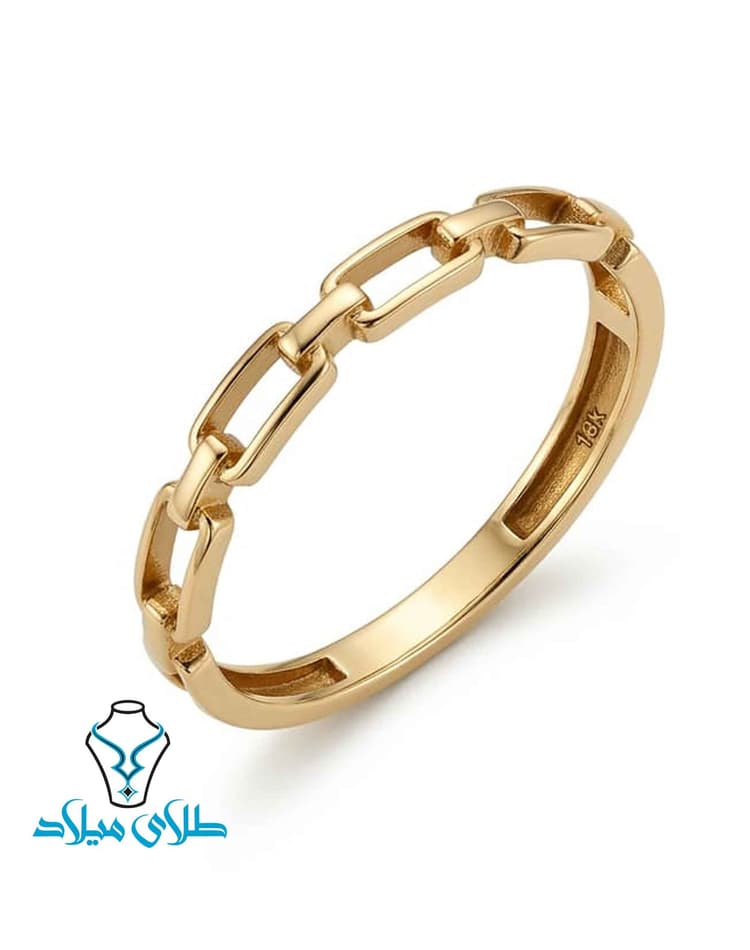 انگشتر کد63 · انگشتر مینیمال طلا · 18 عیار · 1.58 گرم