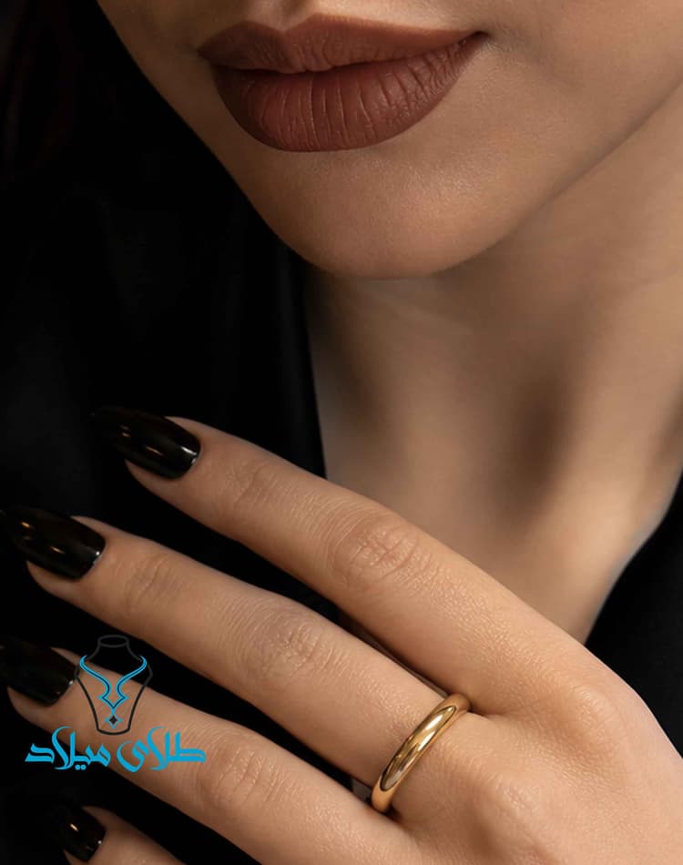 انگشتر کد241 · حلقه ازدواج طلا · 18 عیار · 2.79 گرم