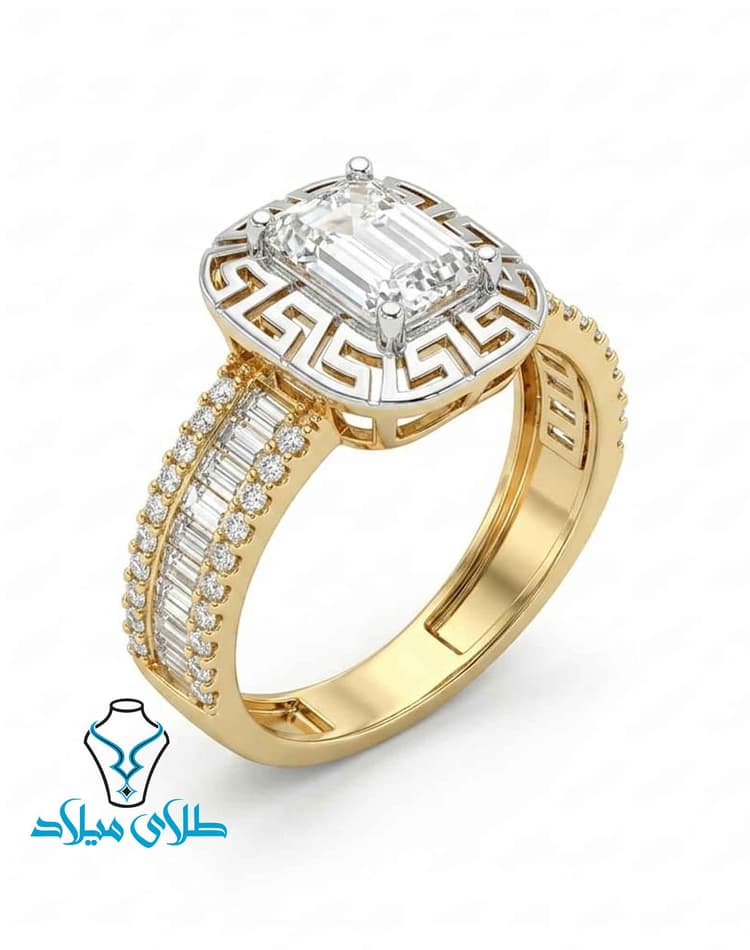 انگشتر سولیتر کد14 · انگشتر سولیتر · 18 عیار · 3.44 گرم