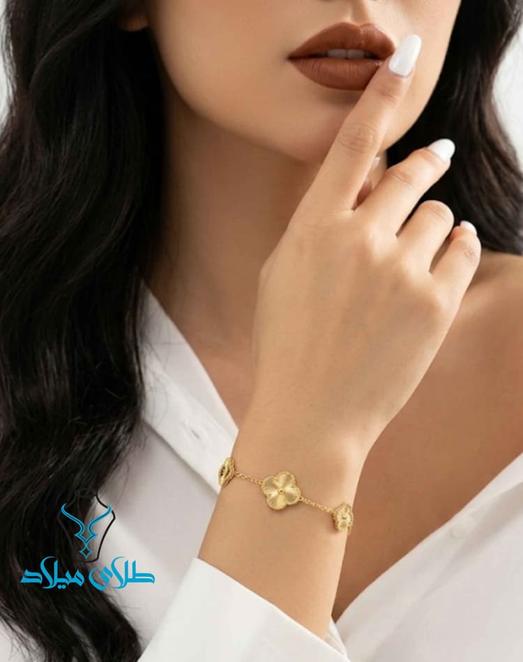 دستبند ونکلیف کد29 · دستبند زنجیری · 18 عیار · 5.02 گرم