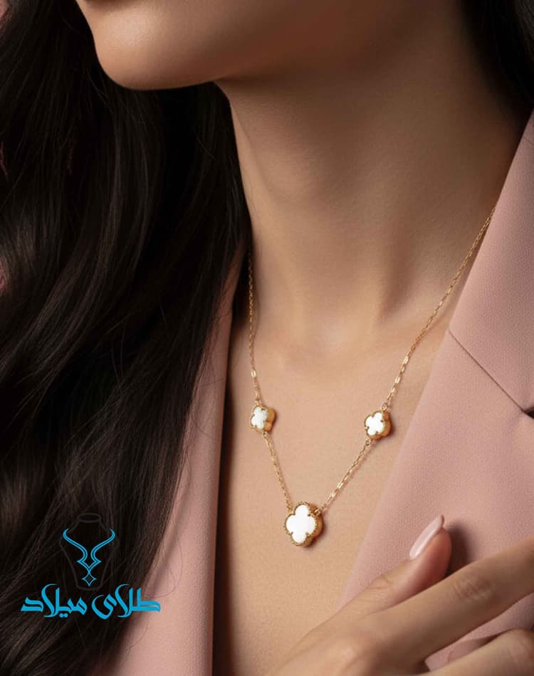 گردنبند ونکلیف کد24 · گردنبند طلا ونکلیف · 18 عیار · 5.25 گرم