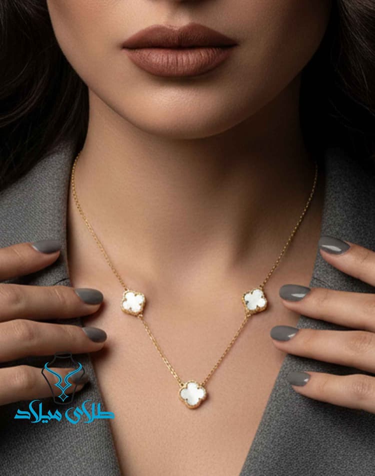 گردنبند ونکلیف کد25 · گردنبند طلا ونکلیف · 18 عیار · 4.95 گرم