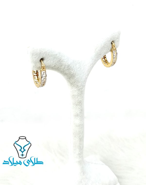 گوشواره حلقه‌ای ورساچ کد23 - Image 2