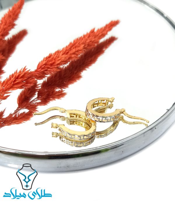 خرید گوشواره حلقه‌ای ورساچ کد23