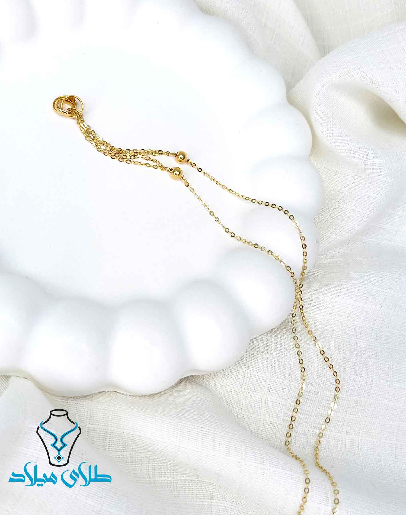 گردنبند طلا کد30 طلای میلاد