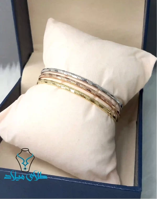 مشخصات,قیمت و خرید آنلاین دستبند النگویی طلا ,فروشگاه اینترنتی طلای میلاد