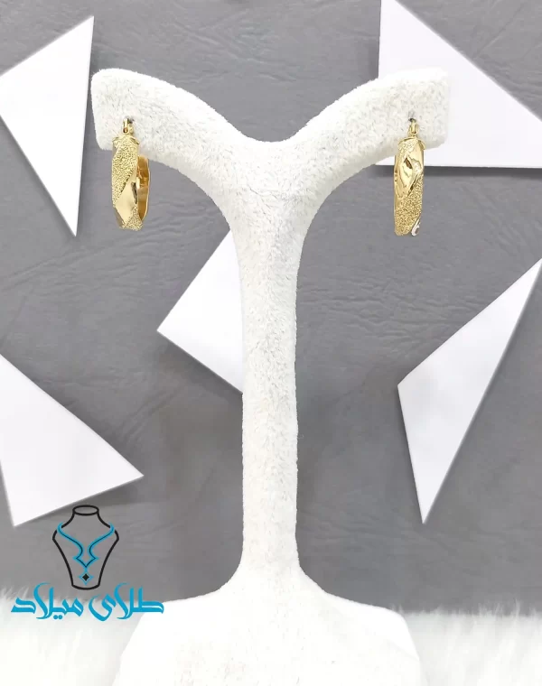 گوشواره حلقه ای ملیکا - Image 4