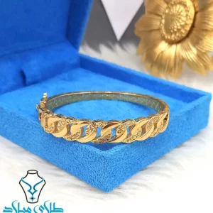 خرید دستبند النگویی طلا از گالری طلای میلاد زر