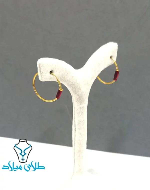 گوشواره حلقه ای ملیکا - Image 2
