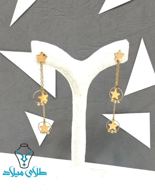 گوشواره آویز ستاره - Image 4