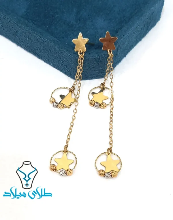 گوشواره آویز ستاره - Image 2