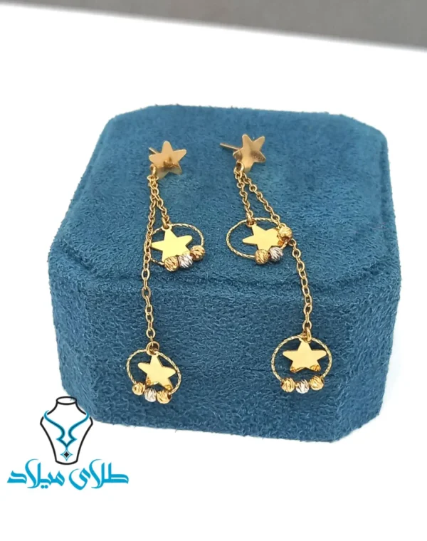 خرید گوشواره آویز ستاره