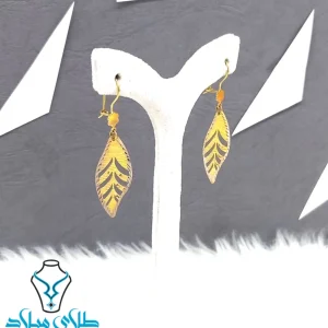 خرید گوشواره آویز برگ