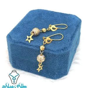 خرید گوشواره آویز مهره ای