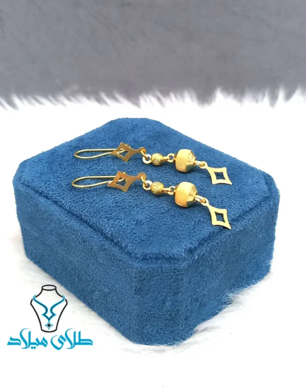 خرید گوشواره آویز مهره ای