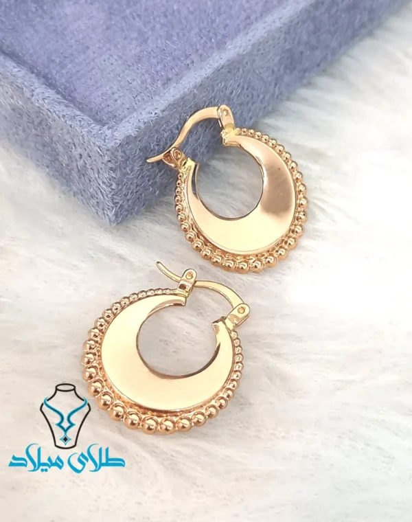 گوشواره حلقه ای نارسیس - Image 4