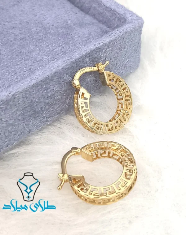 گوشواره حلقه ای ورساچ - Image 4
