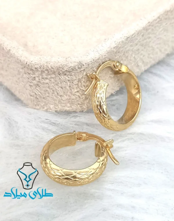 گوشواره حلقه ای هلیسا - Image 4