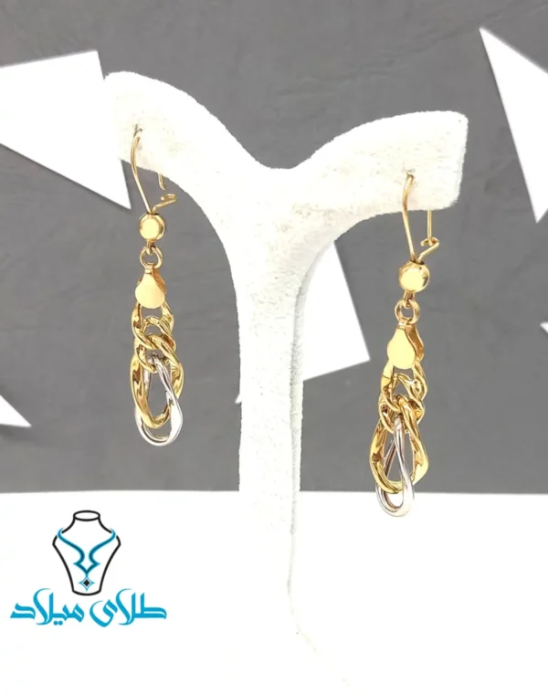 خرید گوشواره آویز کارتیه