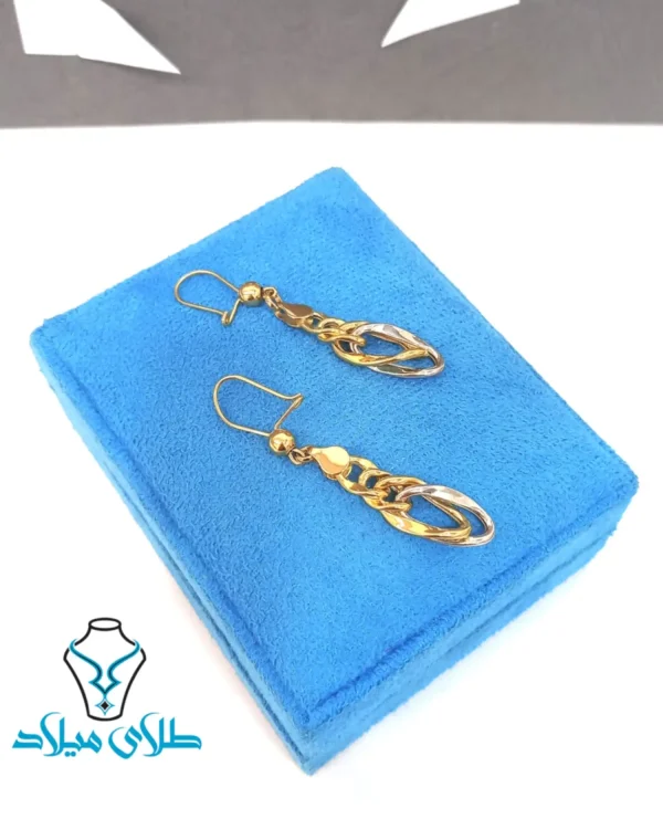 گوشواره آویز کارتیه - Image 3