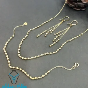 سرویس طلا مهره ای