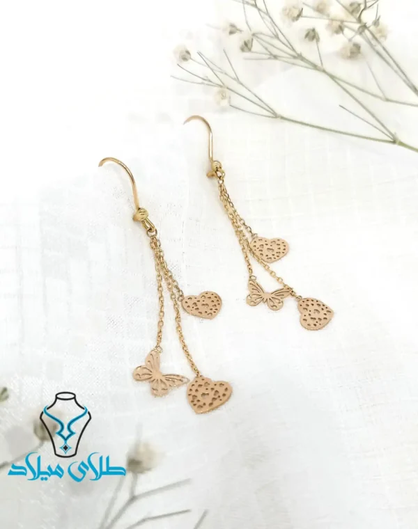 خرید گوشواره آویز شادن