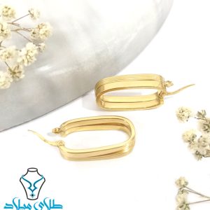 خرید گوشواره حلقه ای نلین
