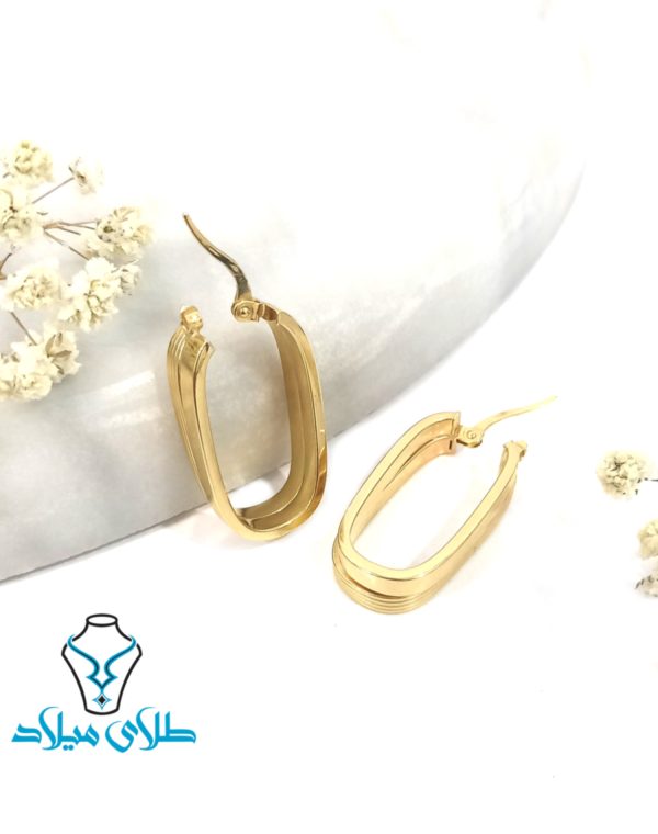 گوشواره حلقه ای نلین - Image 2