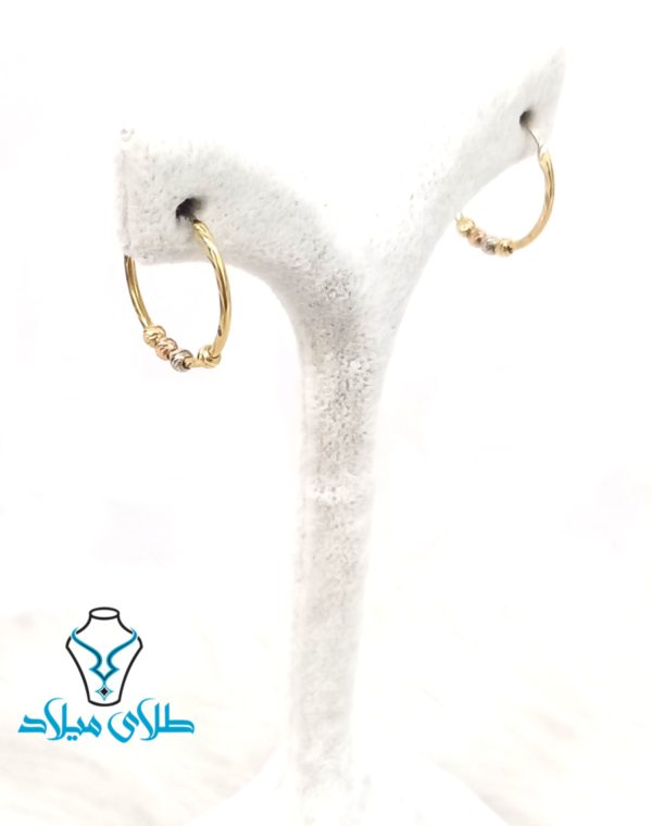 گوشواره حلقه ای یرحا - Image 3