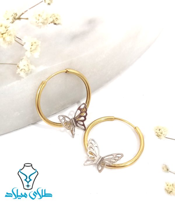 گوشواره حلقه ای فرانه - Image 2