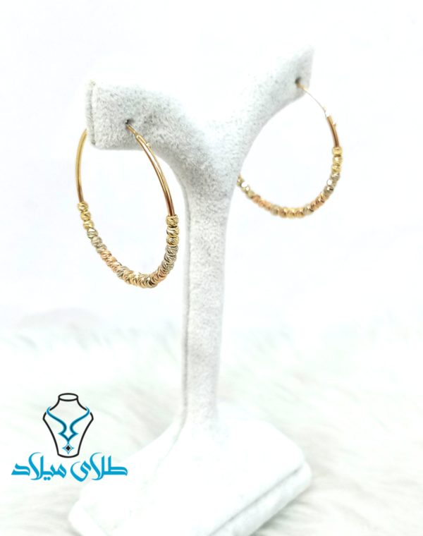 گوشواره حلقه ای آیلار - Image 3
