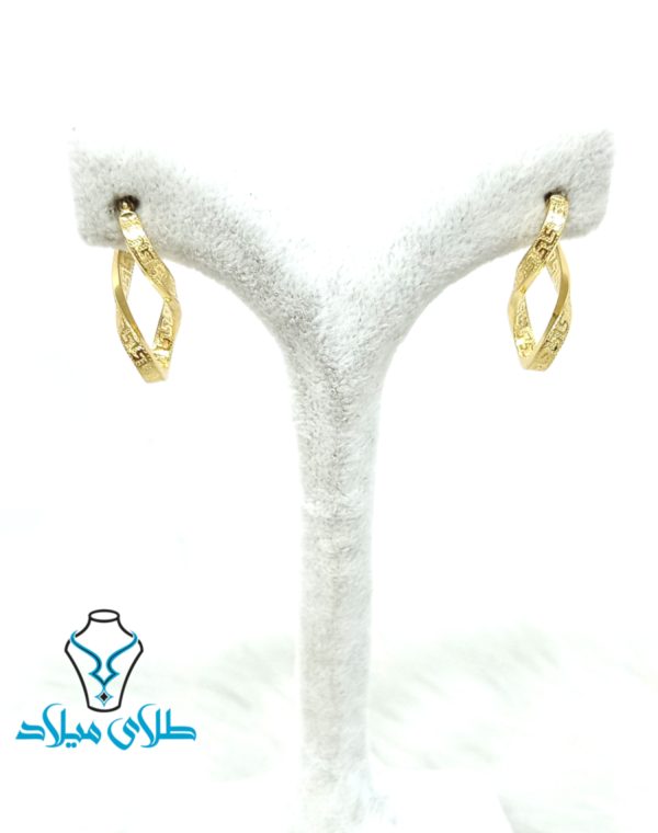 گوشواره حلقه ورساچ کد9 - Image 3