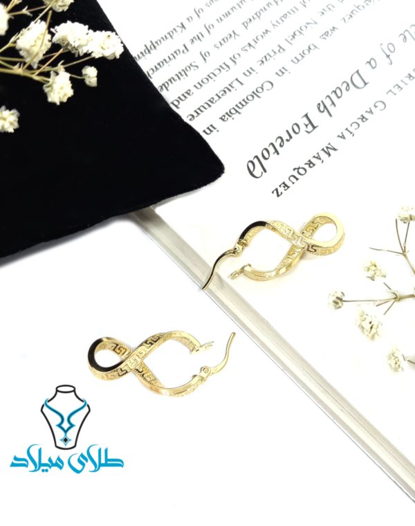 خرید گوشواره حلقه ورساچ کد9