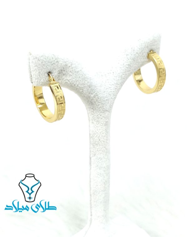 گوشواره حلقه‌ای ورساچ کد10 - Image 2