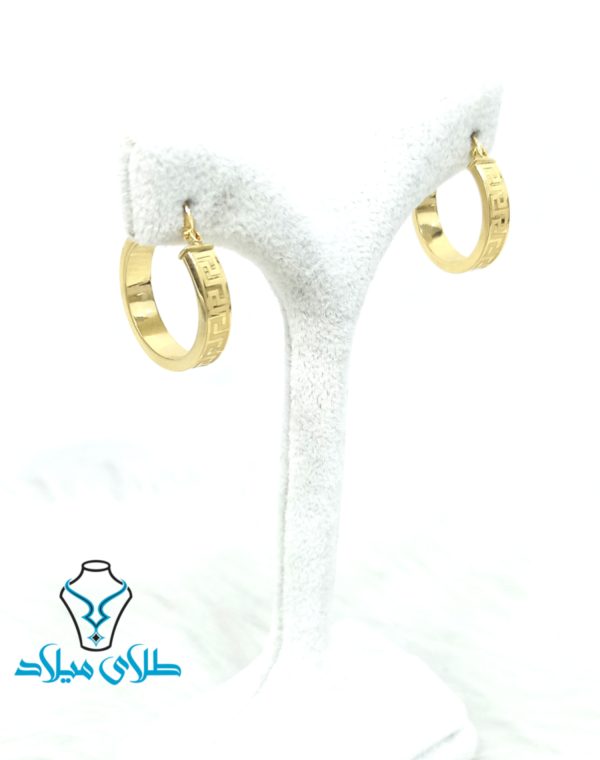 گوشواره حلقه‌ای ورساچ کد12 - Image 3