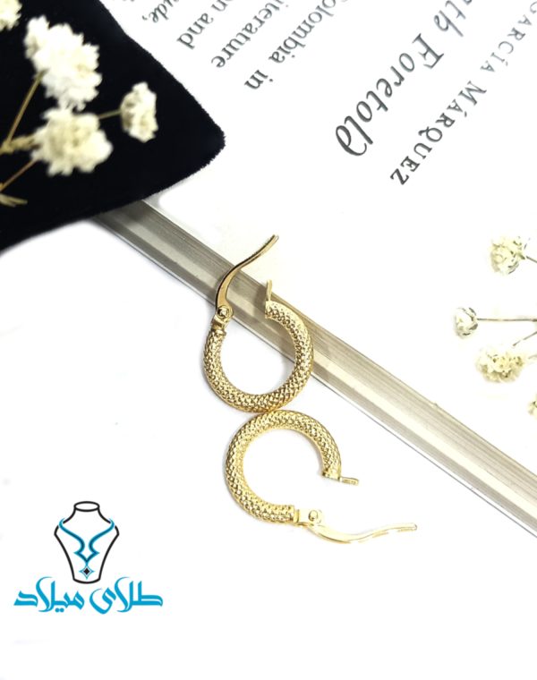 گوشواره حلقه ای مهدا - Image 2