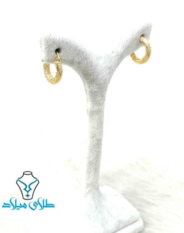 گوشواره حلقه ای زویا - Image 3