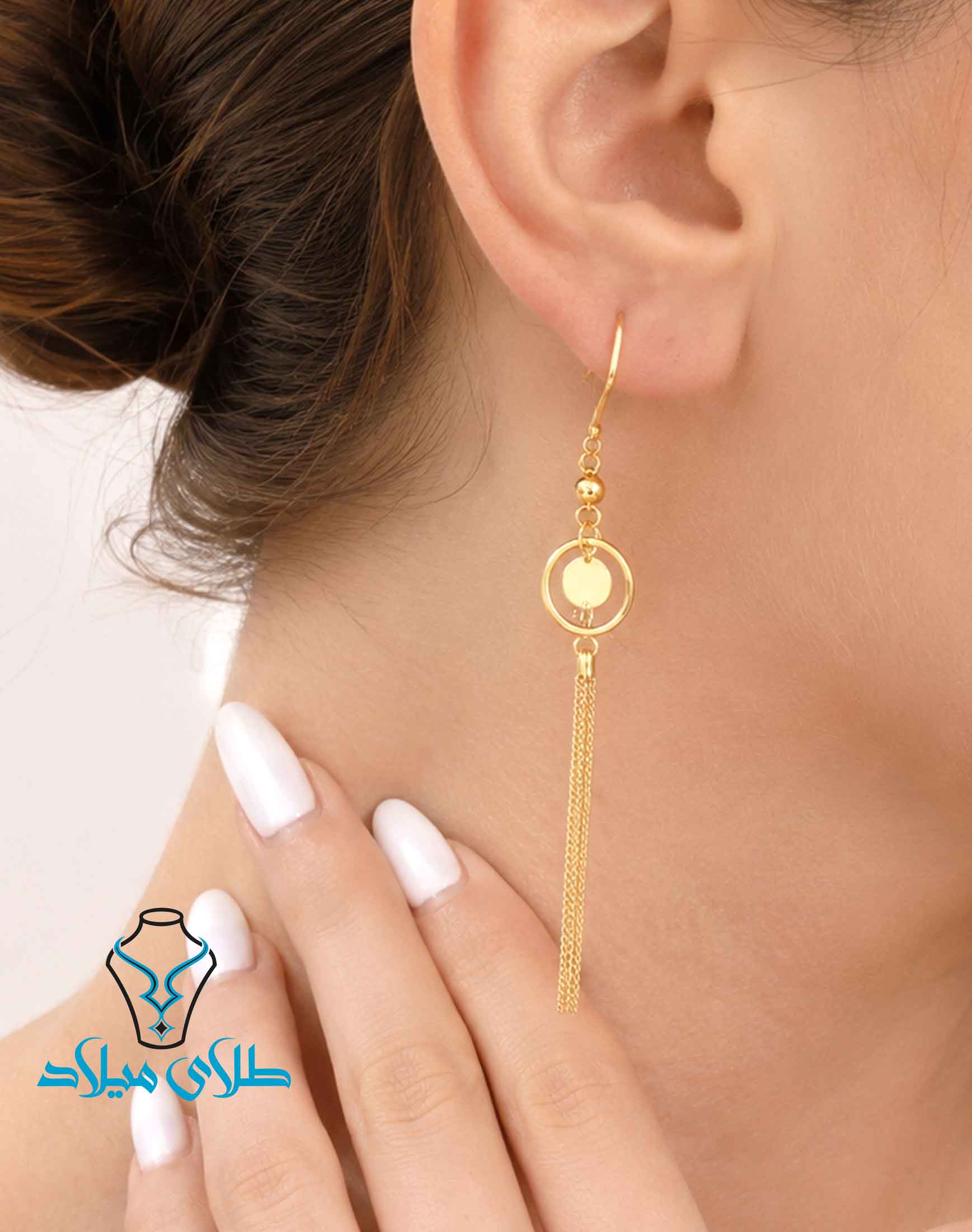 گوشواره آویز آگرین - Image 4
