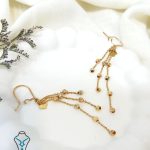 گوشواره آویز آلبرنادو کد1 طلای میلاد