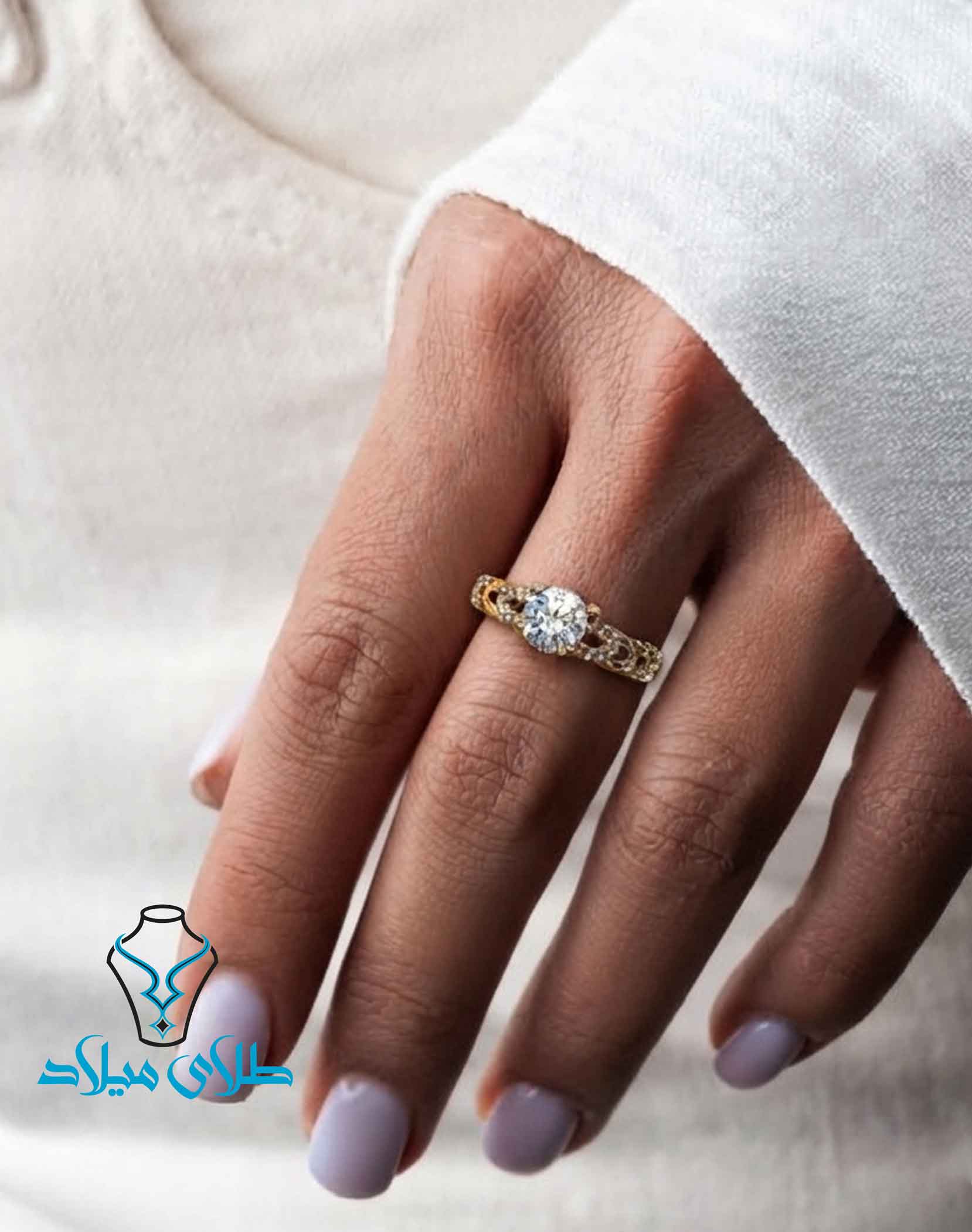انگشتر طلا آلیس سایت میلادزر