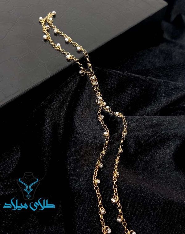 گردنبند طلا آرنیکا مهره ای