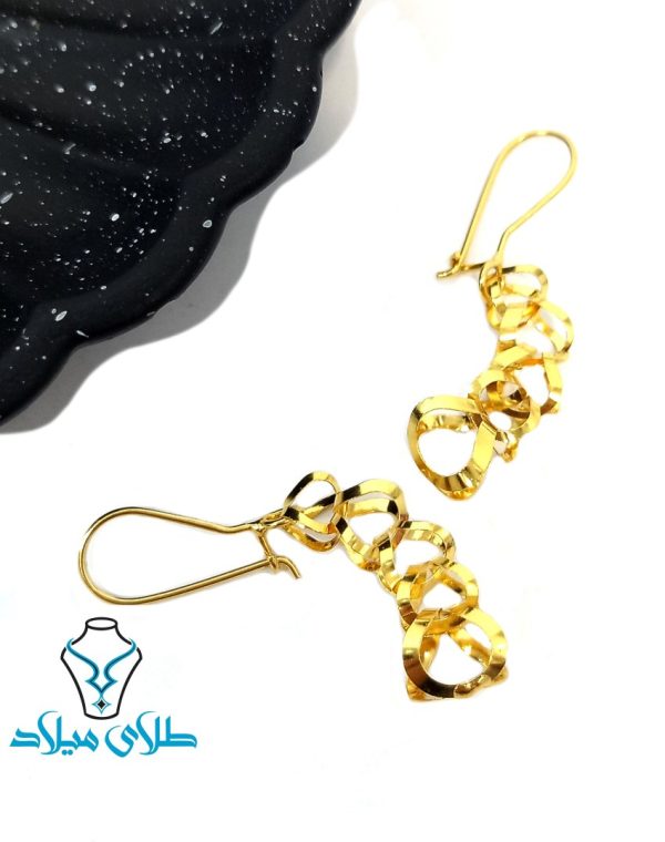 گوشواره آویز آسلی زیبا