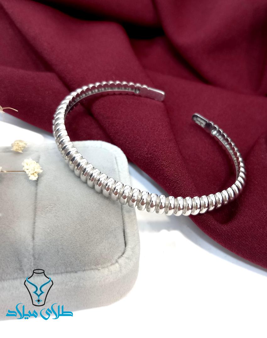 دستبند النگویی کد2 سفید